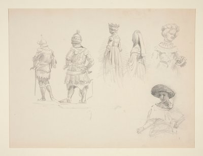 Study of Six Figures by John Singer Sargent