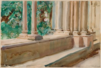 Tarragona Terrace and Garden by John Singer Sargent