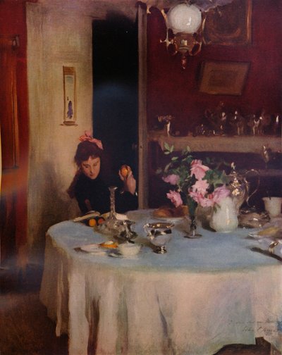 The Breakfast Table by John Singer Sargent