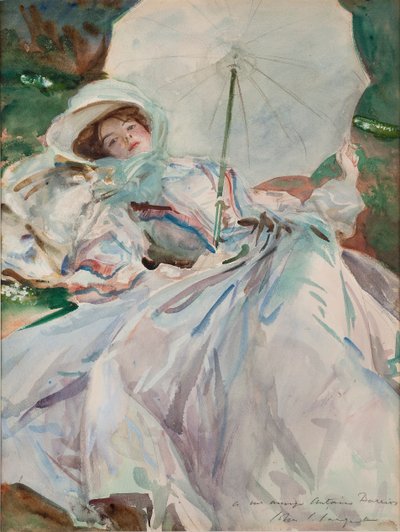 The Lady with the Umbrella by John Singer Sargent