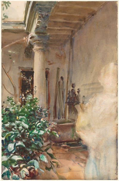 The Patio by John Singer Sargent