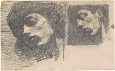 Two Heads, 1875-1880 by John Singer Sargent
