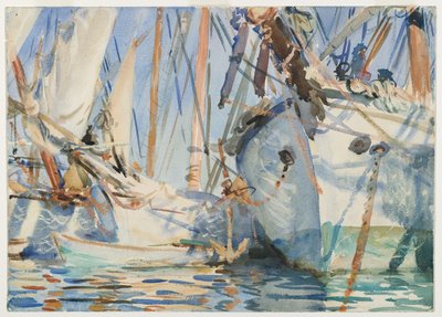 White Ships, c.1908 by John Singer Sargent