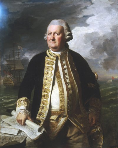 Admiral Clark Gayton (1720-1787) by John Singleton Copley