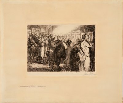 Connoisseur Of Prints by John French Sloan