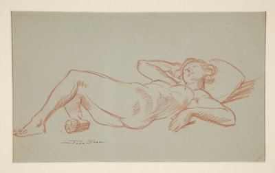 Model Resting by John French Sloan