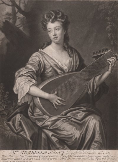 Mrs. Arabella Hunt by John Smith