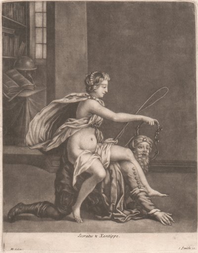 Socrates and Xantippe by John Smith