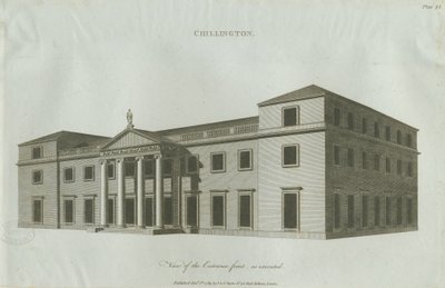 Chillington Hall (engraving) by John Soane