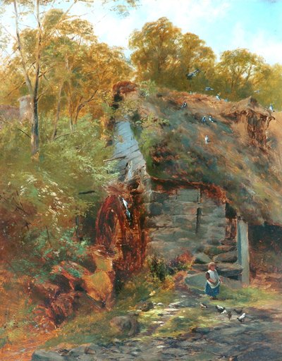 Chagford Mill, Devon by John Syer