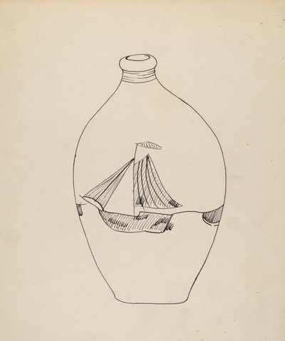 Flask, c. 1939 by John Tarantino
