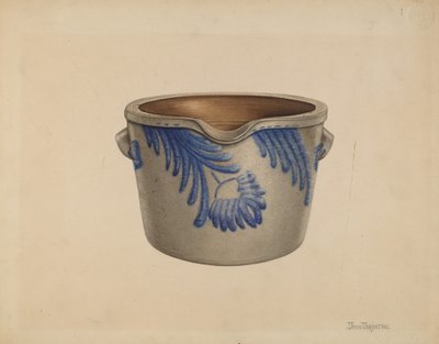 Milk Pan, probably 1940 by John Tarantino