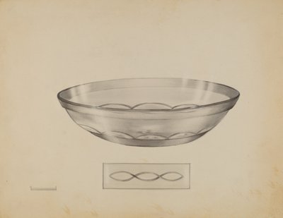 Shallow Dish, c. 1936 by John Tarantino