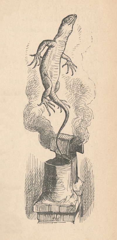 The Lizard, 1889 by John Tenniel