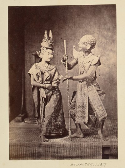 Khon Performers by John Thomson