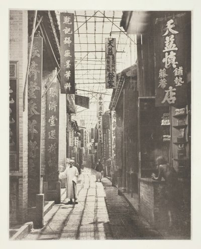 Physic Street, Canton, c. 1868 by John Thomson