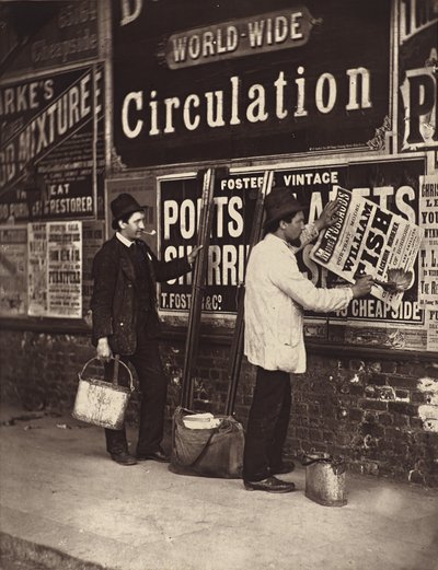 Street Advertising by John Thomson