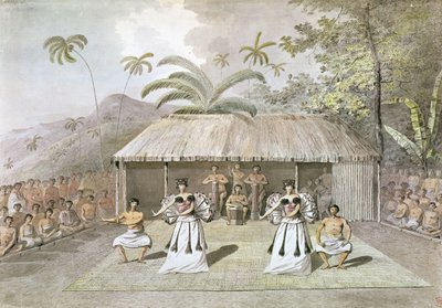 Dance on Tahiti by John Webber