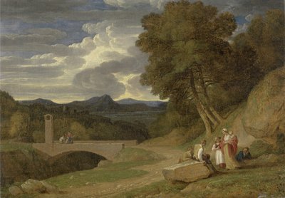 An Italianate Landscape by John White Abbott