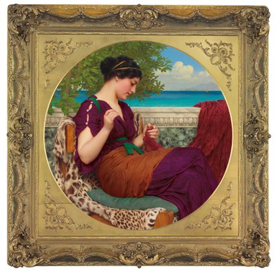 Far Away Thoughts by John William Godward