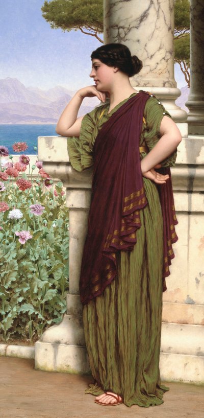 Tender Thoughts, 1917 by John William Godward