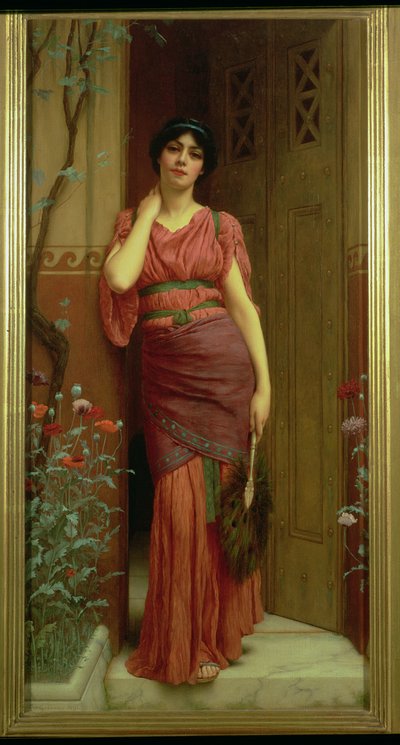The Garden Door by John William Godward