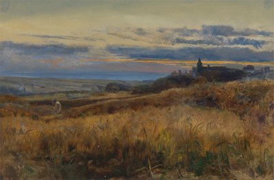 Cornfield at Sunset by John William Inchbold