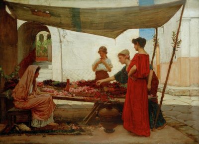 A Flower Stall by John William Waterhouse