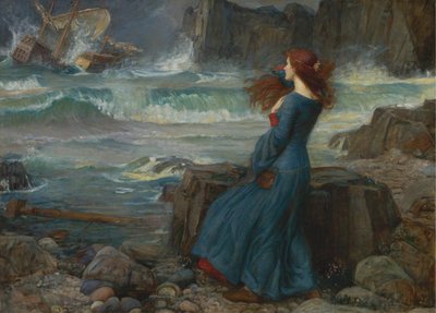 Miranda. The Tempest, 1916 by John William Waterhouse