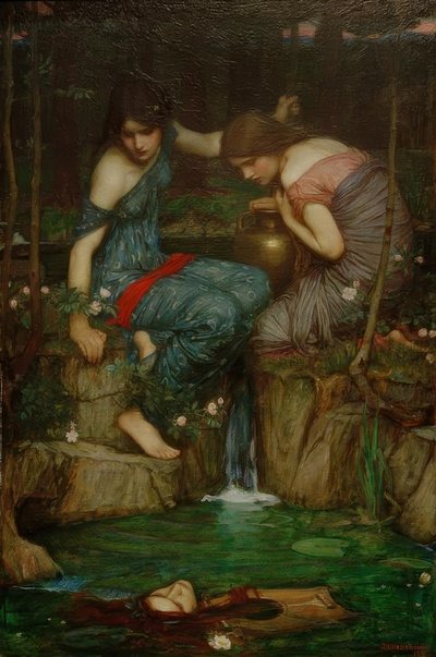 Nymphs Finding the Head of Orpheus by John William Waterhouse