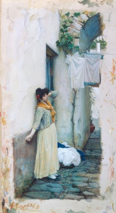 Resting by John William Waterhouse