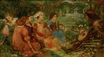 The Decameron by John William Waterhouse