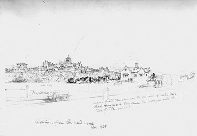 Hexham from the Rail Road by John Wilson Carmichael