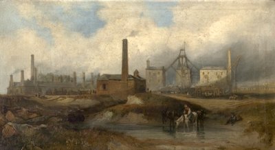 Industrial Scene by John Wilson Carmichael