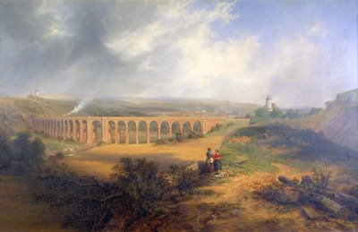 Rastricks viaduct, London Road, Brighton by John Wilson Carmichael