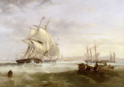 Shipping off Hartlepool by John Wilson Carmichael