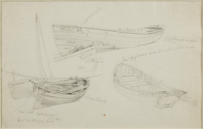 West Hartlepool Boats by John Wilson Carmichael
