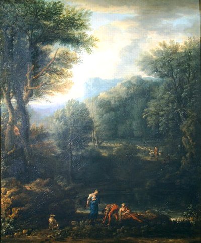 Classical landscape by John Wootton