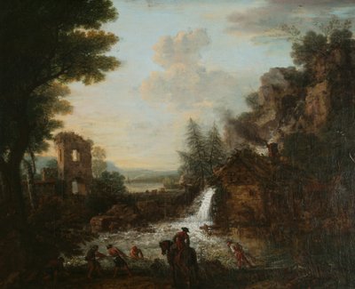 Landscape with Fishermen by John Wootton