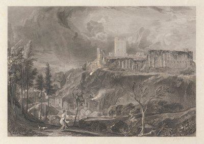 Richmondshire Castle and Town by John Wykeham Archer