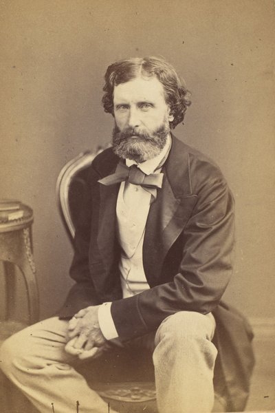 Frederic William Burton, 1860s by John and Charles Watkins
