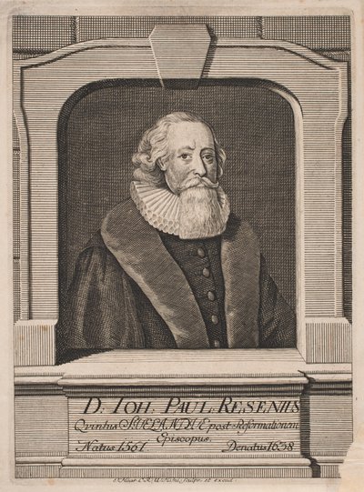 Bishop Hans Poulsen Resen by Jonas Haas