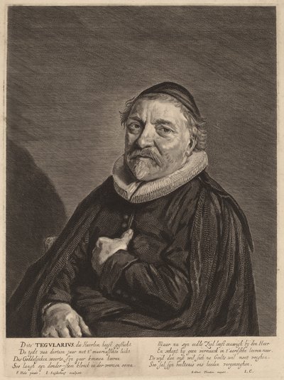 Adriaen Tegularius by Jonas Suyderhoff after Frans Hals