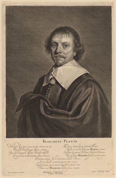 Franciscus Plante by Jonas Suyderhoff after Pieter Dircksz Santvoort