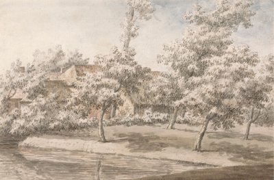 An Orchard by a Stream by Jonathan Skelton