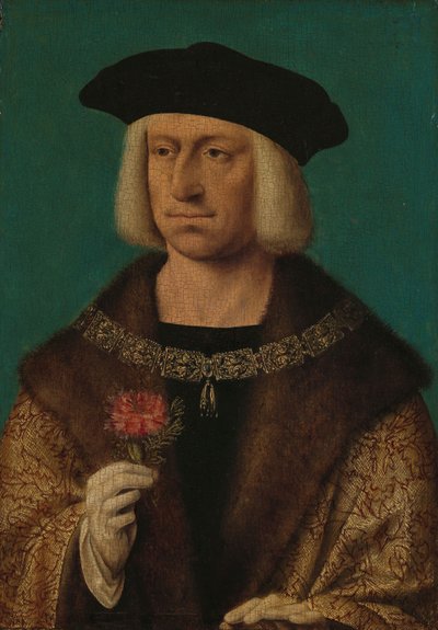 Portrait of Maximilian I by Joos van Cleve