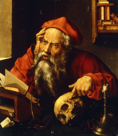 Saint Jerome by Joos van Cleve