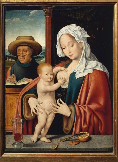 The Holy Family by Joos van Cleve