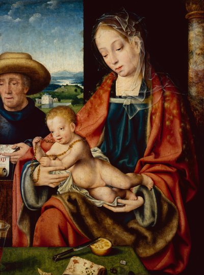 The Holy Family by Joos van Cleve