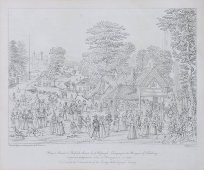 Fete at Horseydown, c.1590 by Joris Hoefnagel